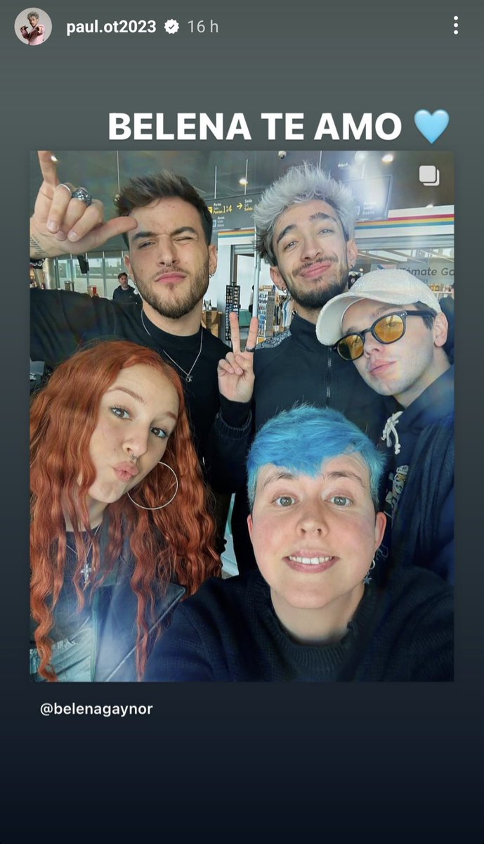PaulThinWorld's tweet photo. 📸 • Historia de @PaulSThin compartiendo la publicación de Belena Gaynor. 🩵
#OTFirmasVigo #OTFirmas2023 

https://t.co/44QNLRVt4Z https://t.co/vUAzYYx28t