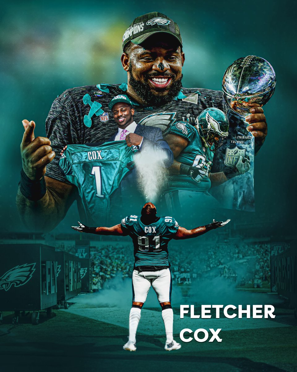 A franchise great. Thank you, Fletcher Cox 👏 Congratulations on an amazing NFL career.