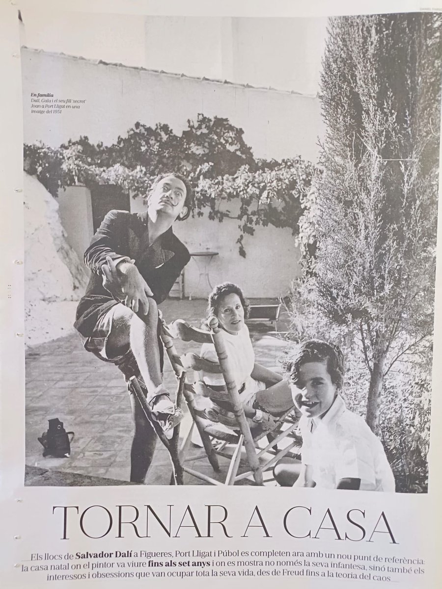 jordimasquef's tweet photo. 📰 Avui trobareu un reportatge molt especial sobre l’atractiu cultural de la @casanataldali al Magazine de @LaVanguardia. 

De #Figueres al món! 

#Dalí #OnTotVaComençar https://t.co/cQj1RPDb4j