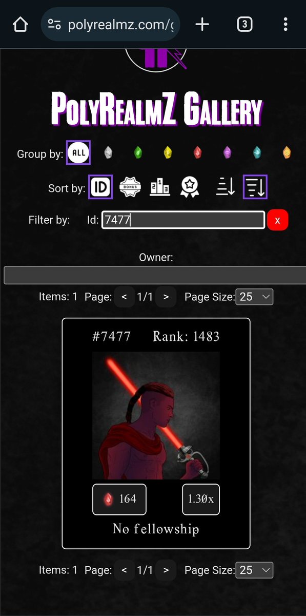 Simply_K92's tweet image. Here's the Alpha!

#PolyRealmz 

A few Godz have been listed on the floor 👀

Checked sniper Gallery for info on these new Godz!

One is a Grail with 164 Shards in it!

It also boasts a 30% trait bonus

(Plus any Pillarz Bonus as well)

Happy Questing!

Get your shards ready!