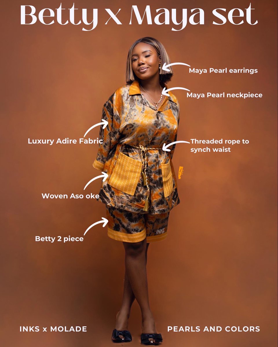 moladelagos's tweet photo. BETTY X MAYA set

Betty Adire 2pcs: N19,500
MAYA pearl set: N15,500 https://t.co/p2JJiGQ24N