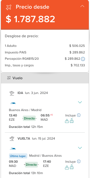 harrylpg's tweet photo. ✍️¿Como ahorrar mas de un 30% en la compra de un pasajes internacional o servicios en el exterior?

🟢Bien fácil: Comprando en una Agencia de Viajes tradicional y pagando en dólares, ya sea cash o con deposito o transferencia, pero siempre en dólares.  Y de regalo, te atiende un profesional que siempre va a estar atento a lo que necesites.

🔶¿Porque?
🔸Porque todo lo que compres en pesos con tarjeta de crédito lo vas a pagar  en pesos al dólar turista de $ 1400.  El mismo pasaje/hotel/auto, etc, en dólares billete, lo vas a pagar a un dolar de menos de $ 1000 ( esto al 10/Mar )

🟡Este lo vengo contando seguido y estos días seguramente leyeron que las .com Argentinas mas importantes están empezando a cobrar en dólares. 
Recordá que es mejor hablar con un profesional que te atiende de verdad que con un boot por chat, si necesitas cualquier tipo de ayuda.

📌El pago en dólares también se puede facturar ya sea consumidor final o A, si necesitas.
📌Si es cash, se le debe sumar 5% de Afip.

🔷Muestro en 2 imágenes la diferencia de pagar en pesos o dólares un pasaje a Madrid con Aerolineas.Esto aplica para cualquier destino y/o servicio.
🔹Con tarjeta: $ 1,787,882.-
🔹En dólares: u$s 1298.-
🔸Diferencia al 10/Mar: u$s 526 o $ 521000.-

🟡Otra opción seria comprar en dólares, con tarjeta de crédito en una web extranjera. En ese caso chequea con tu banco, si esos dólares podes o no pagarlos en billete.
🔴Y en este caso, mas que nunca recorda que si necesitas algún tipo de ayuda, es muy difícil que alguien te atienda.

💁Si no tienes una Agencia de Viajes de confianza, mi DM esta abierto y mi WP están en mi perfil.