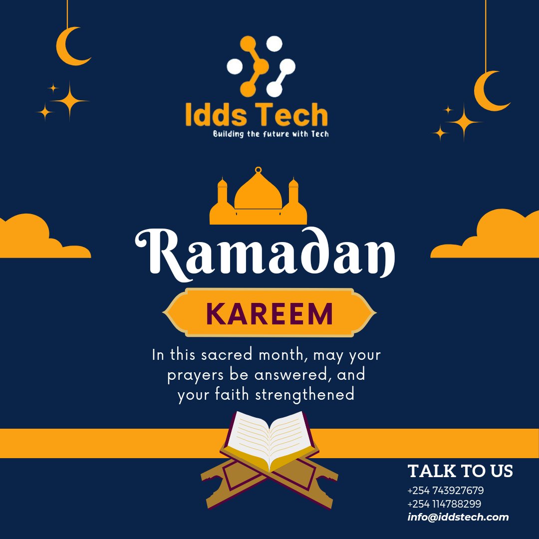 iddstech's tweet image. "Success is not just about achieving your career goals, but also about finding balance, peace, and spiritual growth during Ramadan. Use this holy month to reflect, recharge, and align your career aspirations with your values. Ramadan Mubarak!" 🌙✨