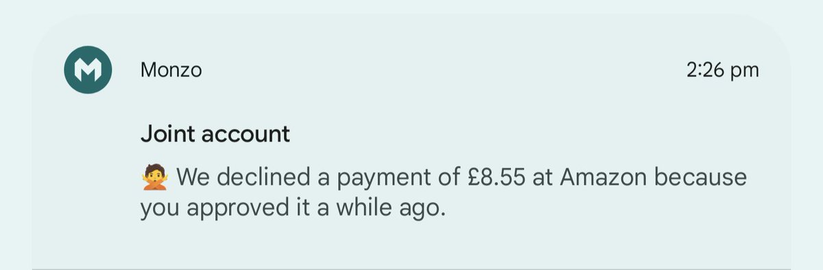 .<a href="/monzo/">Monzo 🏦</a> please can you stop this shit, it's so frustrating, I just to subscribe &amp; save in peace.
