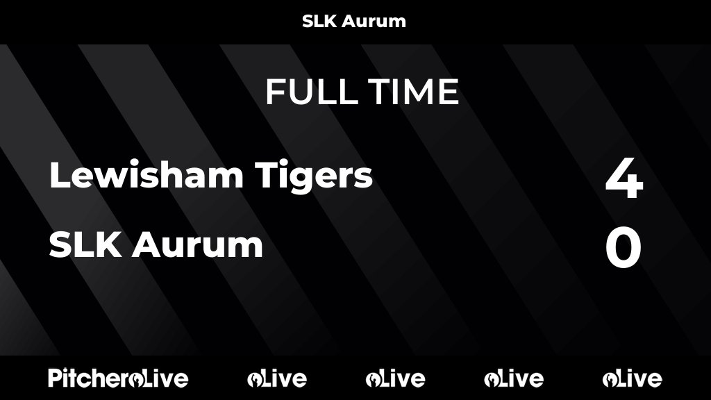FULL TIME: Lewisham Tigers 4 - 0 SLK Aurum
#LEWSLK #Pitchero
southlondonkings.com/teams/257525/m…