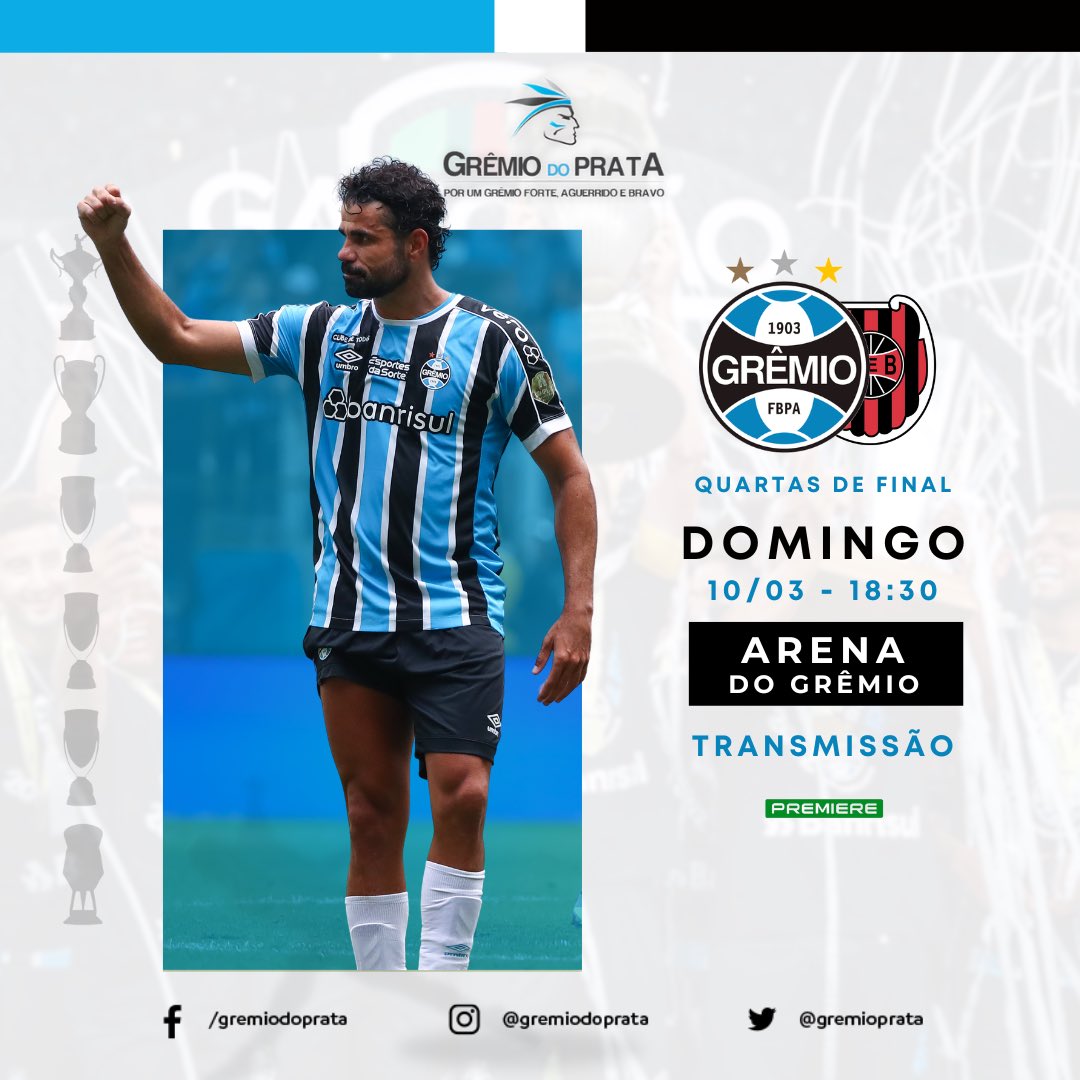 gremioprata's tweet photo. HOJE É DIA DE GRÊMIO! 🇧🇼🎺

O tricolor entra em campo em busca da classificação para a semi final do #Gauchão2024 
Vá a @todosnaarena vamos apoiar o imortal! 

#GrêmioDoPrata #ForteAguerridoeBravo #Grêmio https://t.co/YVjWyowamM