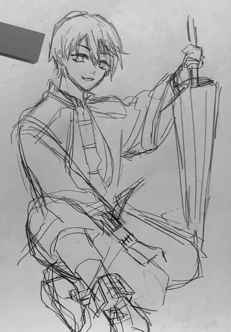 わたしのお絵描きは紙のらくがきから始まることが多い。特にヘキ絵はそう。もくりとかしながら妄想が盛り上がって描きたいとこだけ忘れんように描き殴っておく 