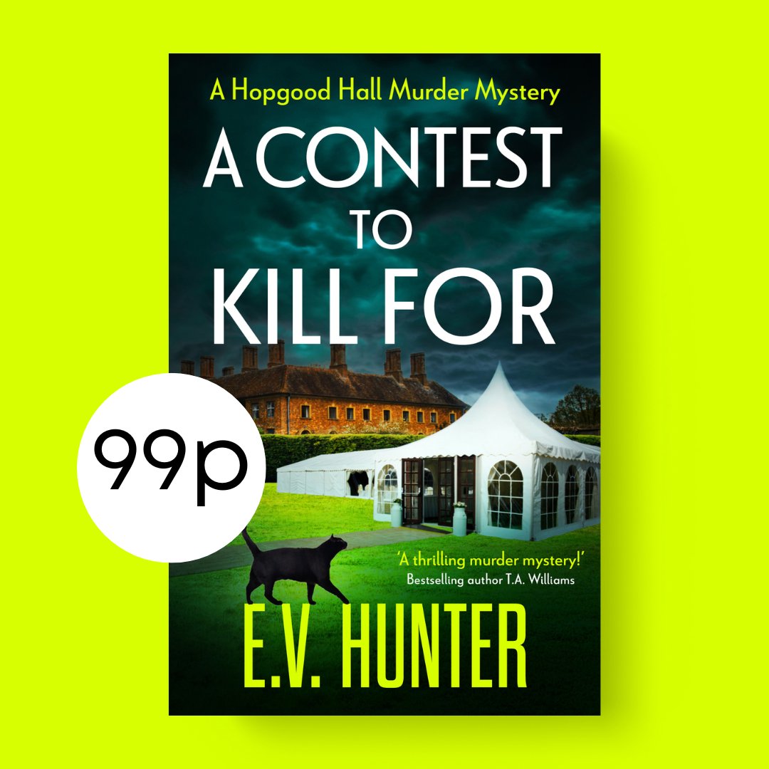 ⭐ 99p DEAL ⭐ 'A thrilling murder mystery that kept me turning the pages. Well worth a read.' - T.A. Williams #AContestToKillFor by E.V. Hunter (@wendyswriter) is 99p today! 🎉 📕 Grab your copy here and start reading: mybook.to/ContestToKillF…