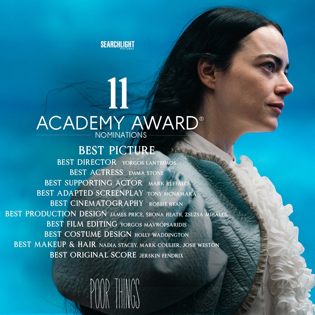 It starts with a script, but the vision of the Director here is stunning ..if you haven't seen it, make it your business to. <a href="/PoorThingsFilm/">Poor Things</a>