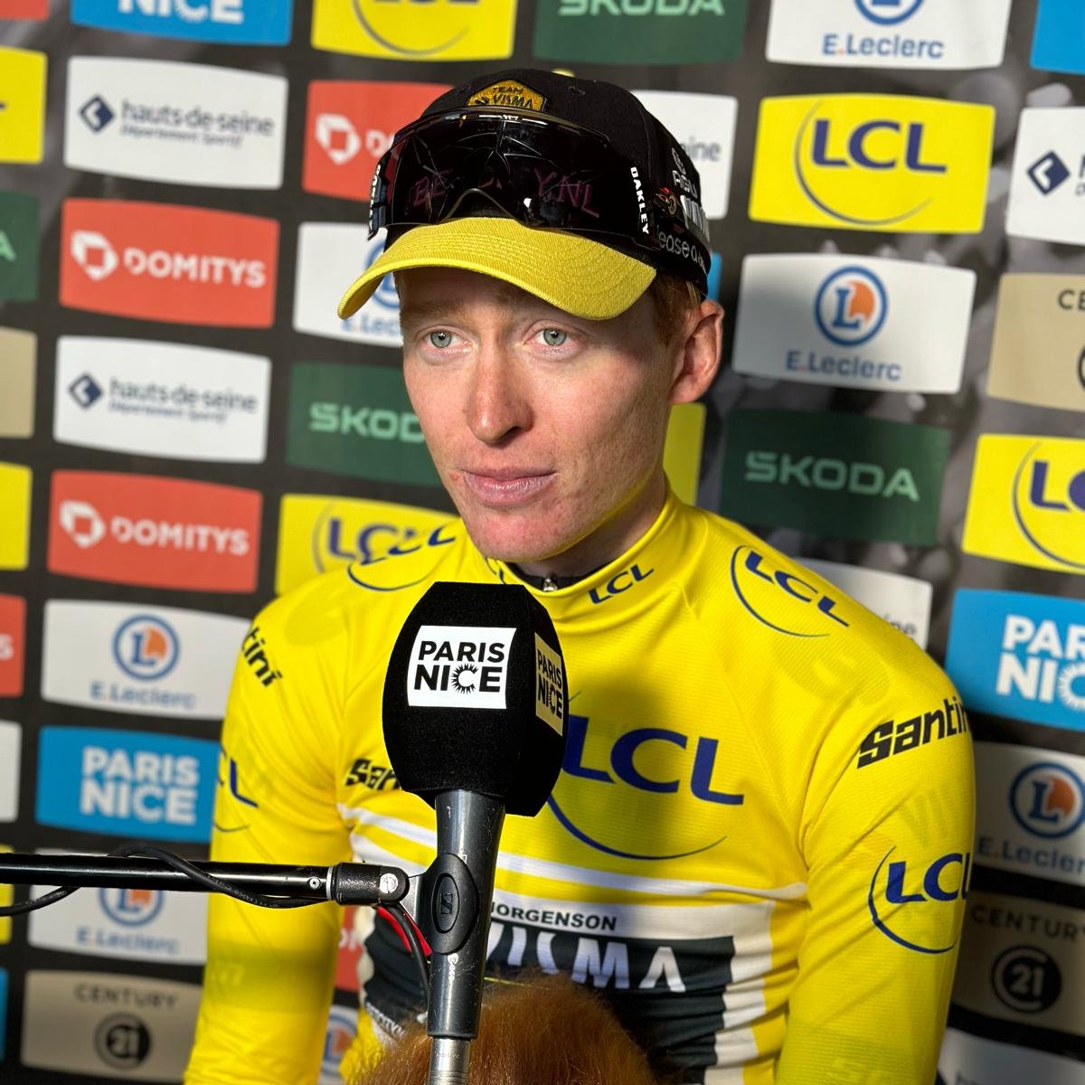 ParisNice's tweet photo. 🗣️🇺🇸@matteojorg: « Je n'aurais jamais pensé pouvoir gagner cette course, mais nous y sommes. J'ai eu du mal à dormir la nuit dernière tellement j'étais nerveux. Rouler avec un champion comme Remco, à côté de chez moi, c'est un moment très spécial. »

🗣️🇺🇸@matteojorg: ''I would never think I could win this race, but here we are. I could barely sleep last night I was so nervous. To ride with such a champion like @EvenepoelRemco, next to my house, is a very special moment. ''

#ParisNice
