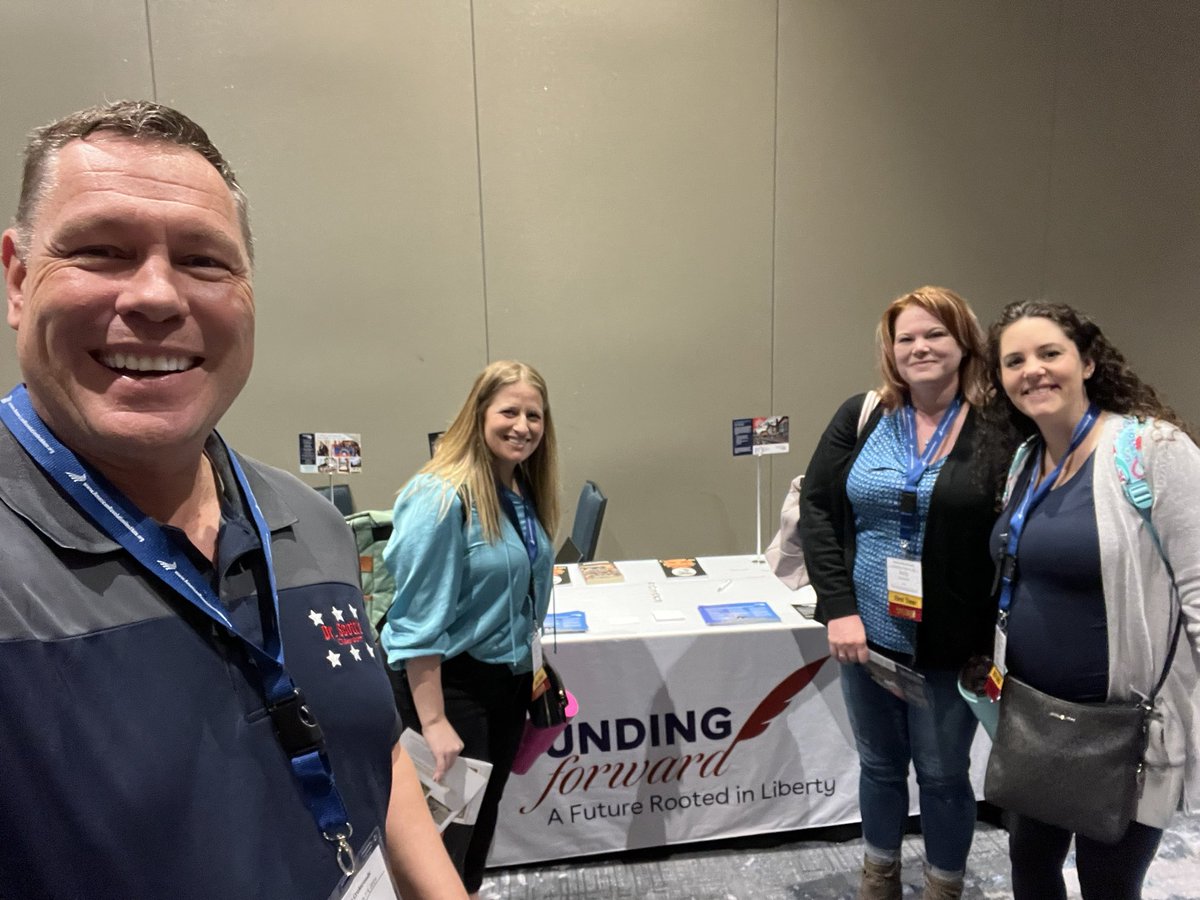 Wonderful seeing some great Ohio educators at the @historyed conference in Cleveland!!! #nche2024 Now getting ready for the @WCSS1 conference this coming weekend…see you in Madison!! Apply today for @foundingforward teacher summer seminars freedomsfoundation.org/teachers/