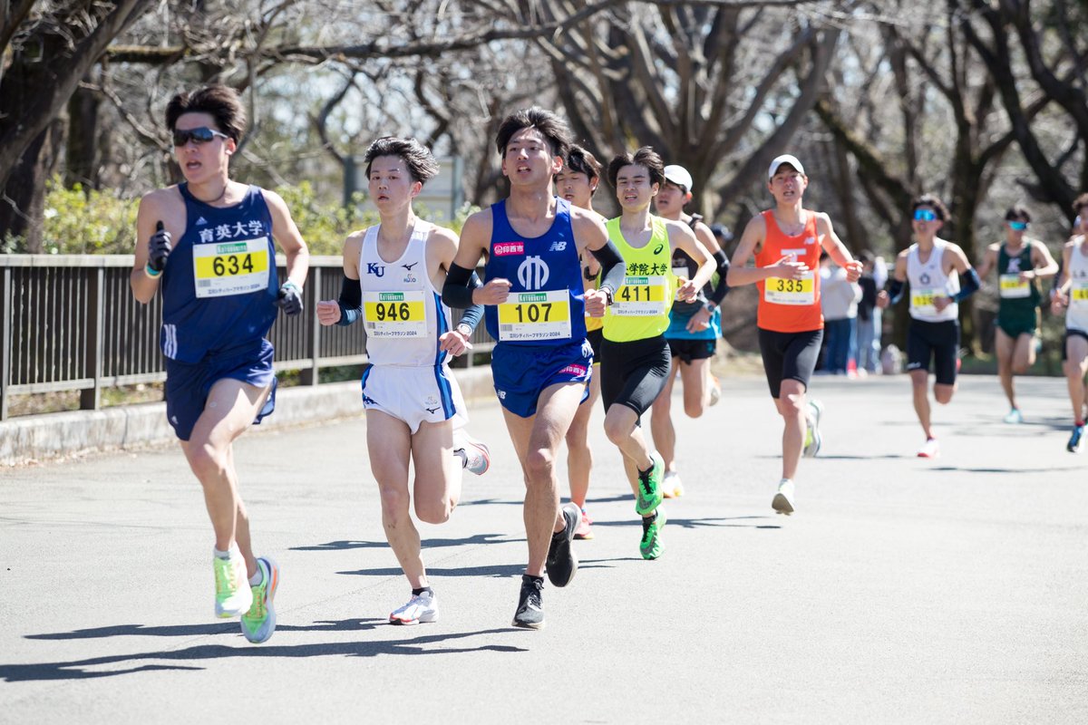 立川シティハーフマラソン 神谷青輝 (順大) 1:06:02 児島雄一郎 (順大) 1:06:32 藤島幹大 (順大) 1:06:47