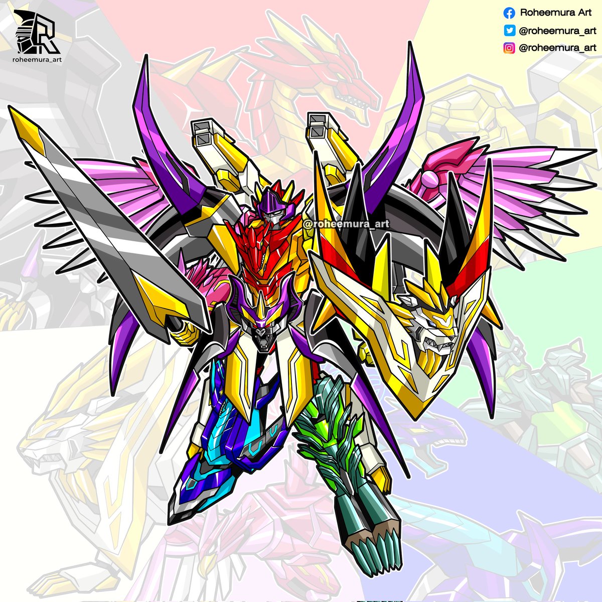 So continuing commission for @matt32992 This is the 7 combiner