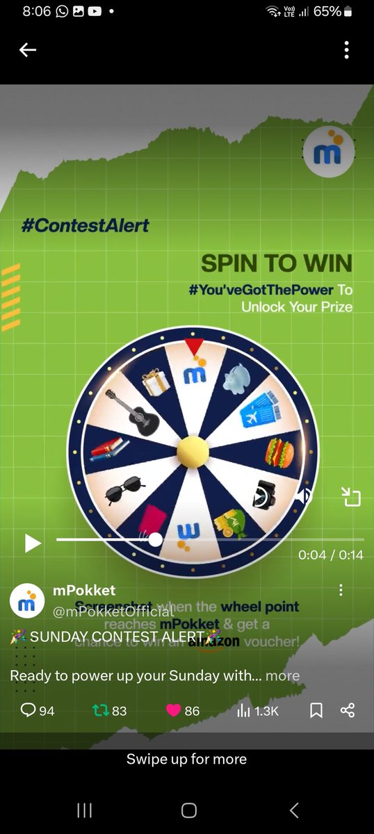 @mPokketOfficial Here is my Screenshot ❤️
#SpinAndWin #InstantLoan #InstantMoney #InstantCash #Fintech @mPokketOfficial
Tags @krchandra38 @Priyank98805229 @pavansmehta @MissAisharya @Rajeevk28479520 @Im_ArupDas @itsPriynkaM @Neha2800 @gangaflows