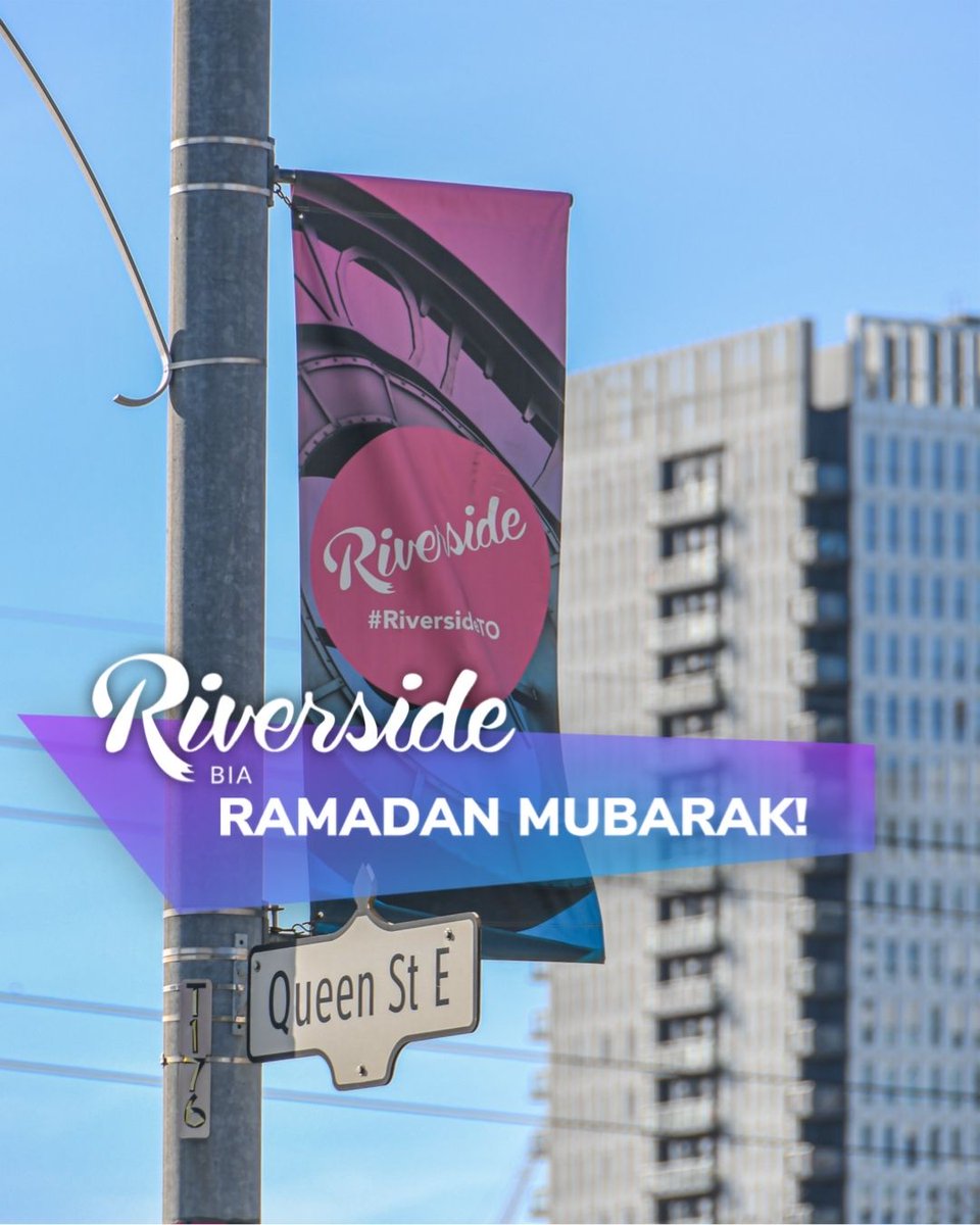 RiversideBIA's tweet image. Wishing all those who will begin celebrations shortly for the coming weeks, a Happy and Peaceful Ramadan. 

#riversideto #ramadantoronto