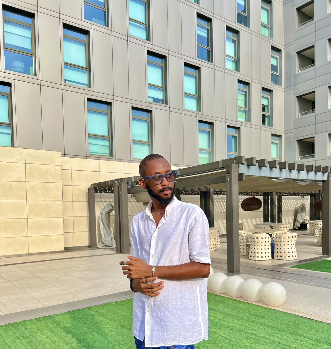 Standing tall and embracing the moment! 
Happy Sunday.