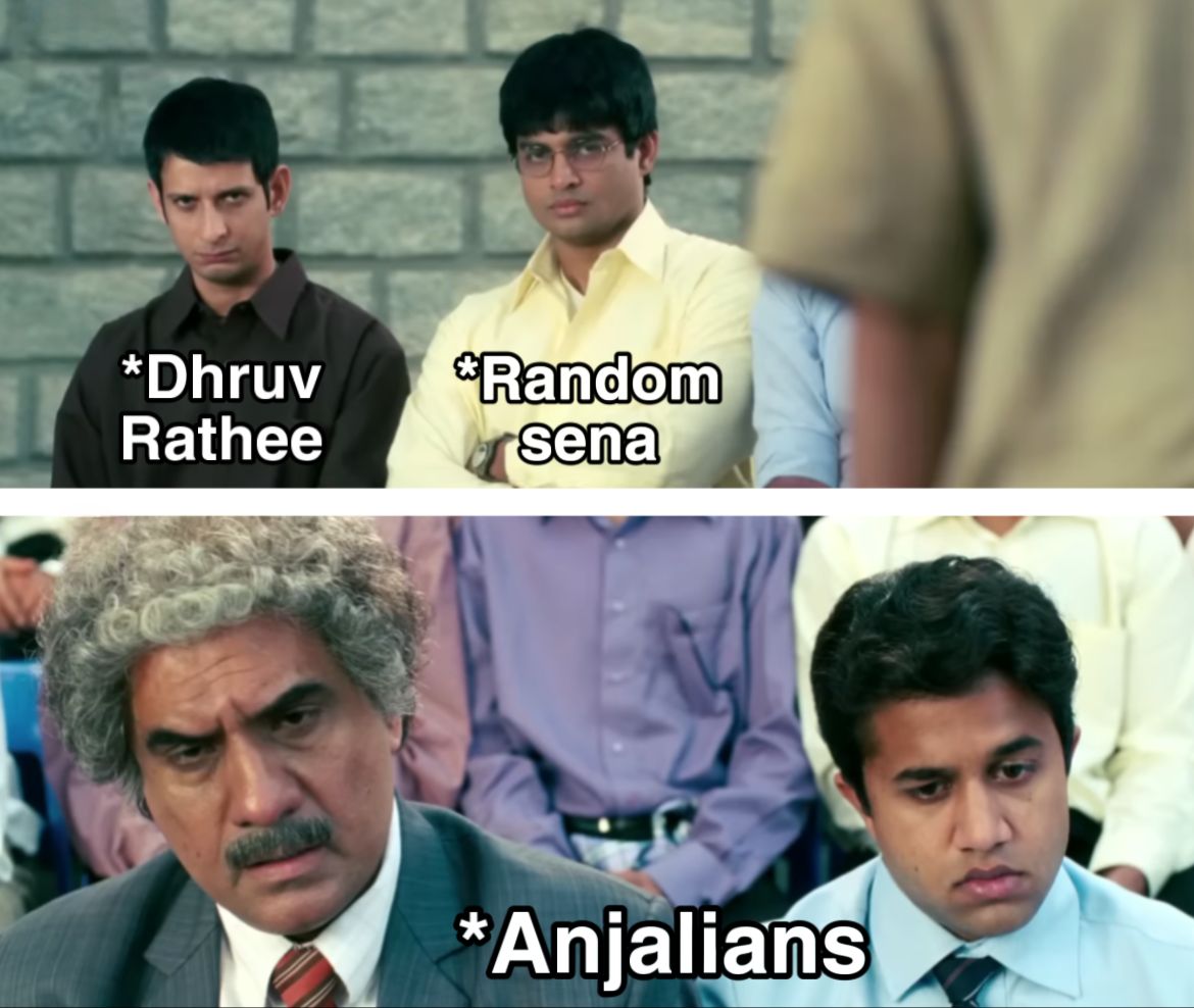 sagarcasm's tweet photo. Dukhi log https://t.co/vaVNBbx3TT