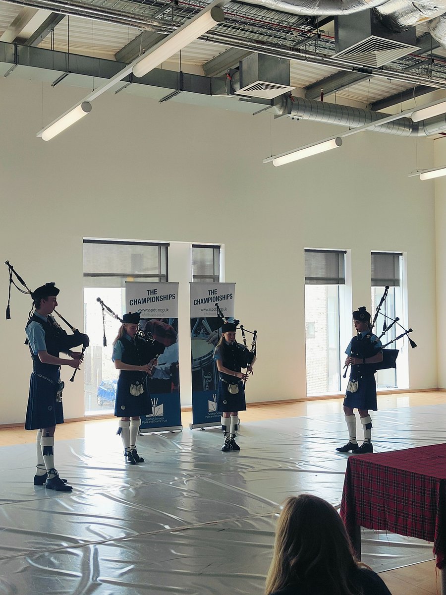 Ardrossan Academy competing in the Quartets 🎶 #piping4pupils