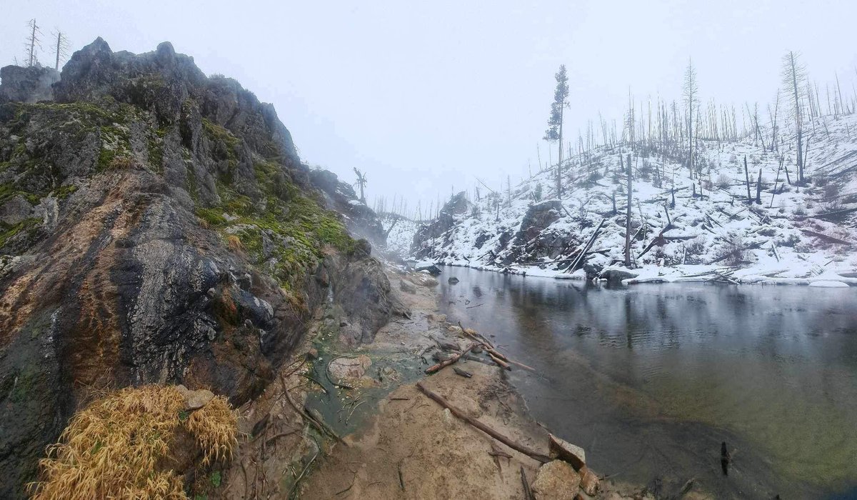 YellowPineIdaho's tweet photo. Hot springs, somewhat hidden. https://t.co/M2oooW39OB