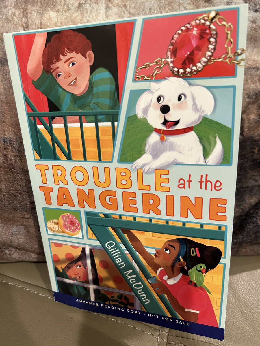 I loved Trouble at the Tangerine @gillianmcdunn! Simon is tired of moving around. He wants this home to be the one he settles in… but a robbery makes his parents uneasy. Can he solve the mystery? The cast of characters make everyone a suspect! #BookAllies