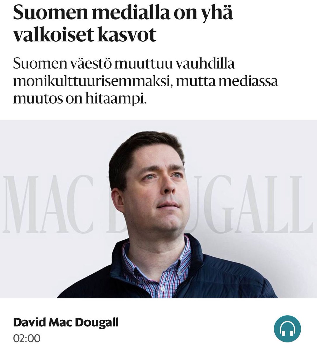 TuomasEnbuske's tweet photo. no, mikset siis anna kolumnipaikkaasi vähemmän vaalealle, @davidmacdougall?

jos david istuisi täydessä bussissa
ja vieressä seisoisi raskaana oleva nainen, david kirjoittaisi istuessaan kolumnin, kuinka on väärin, että sen bussin miehet istuvat ja raskaana olevat naiset seisovat https://t.co/CJ8jQaH1Tu