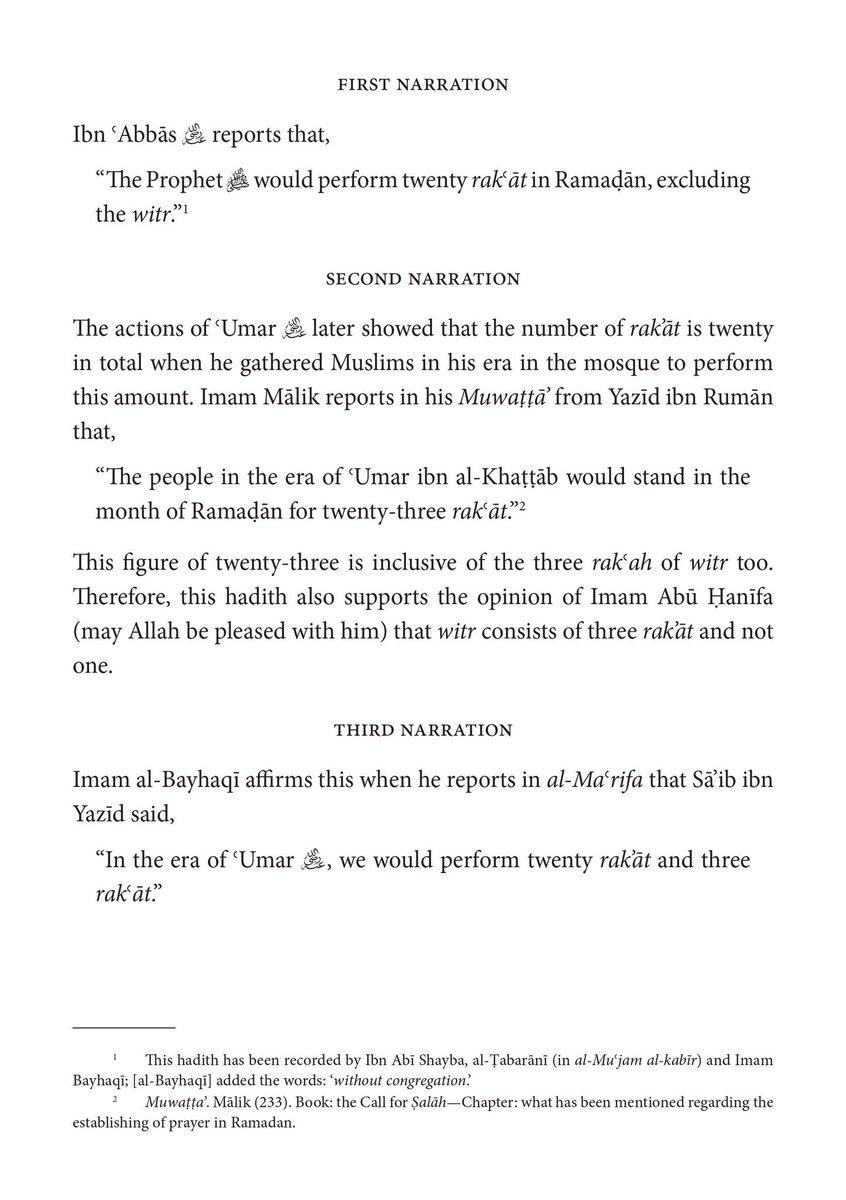 Hafiz_Ather's tweet photo. A short, three-page paper explaining how salāh al-tarāwīh is twenty rak'ats. 
Please read &amp; share, Jazakallah https://t.co/g4OwpgYAFq