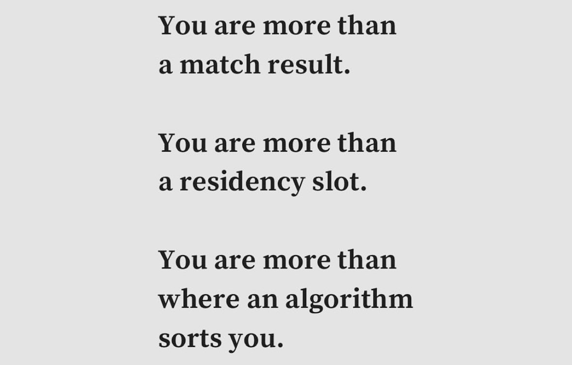 AhmedNadeemMD's tweet photo. Good Luck to everyone for #MatchWeek!!
Wanted to share something that was shared with me the Sunday before my Match week in 2022
#NRMP #Match2024 https://t.co/25dSYBMWXa