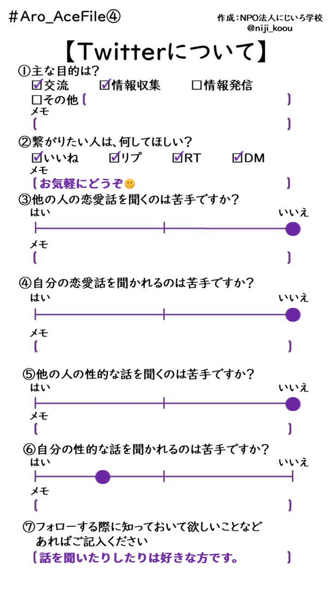 umanohuton's tweet photo. ちょっと日が経ったので再掲します🌞
気軽にお話していただけると幸いです🌞
友だち等気軽に交流できる方を作りたくよろしくお願いします！！
デミロマな気もしつつどうなのかなって状態ではあるので、まだ探り中ではあります😌

 #Aro_AceFile
#Acefile2
#アセクシャル https://t.co/80NBJBLjnZ