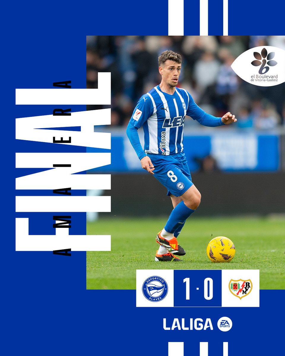 🔚 ¡¡¡CONSEGUIMOS TRES PUNTOS DE ORO!!!

¡¡¡¡QUÉ GRANDES SON ESTOS TIOS!!!!!!!

#AlavésRayo | #GoazenGlorioso ⚪️🔵