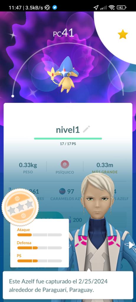 jesuscanfe's tweet photo. @8BitCR No sé qué tan raro podría ser, pero fue salvaje durante el tour de Sinnoh, nivel 1️⃣, "más grande", shiny ✨, (malo de iv para equilibrar) https://t.co/usvfXaCoOf