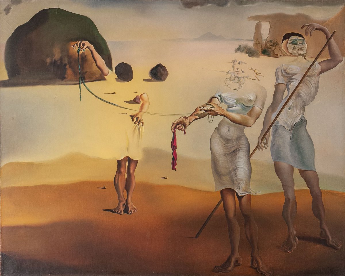サルバドール・ダリ （Salvador Dali、1904-1989） 『柔らかな三美神の