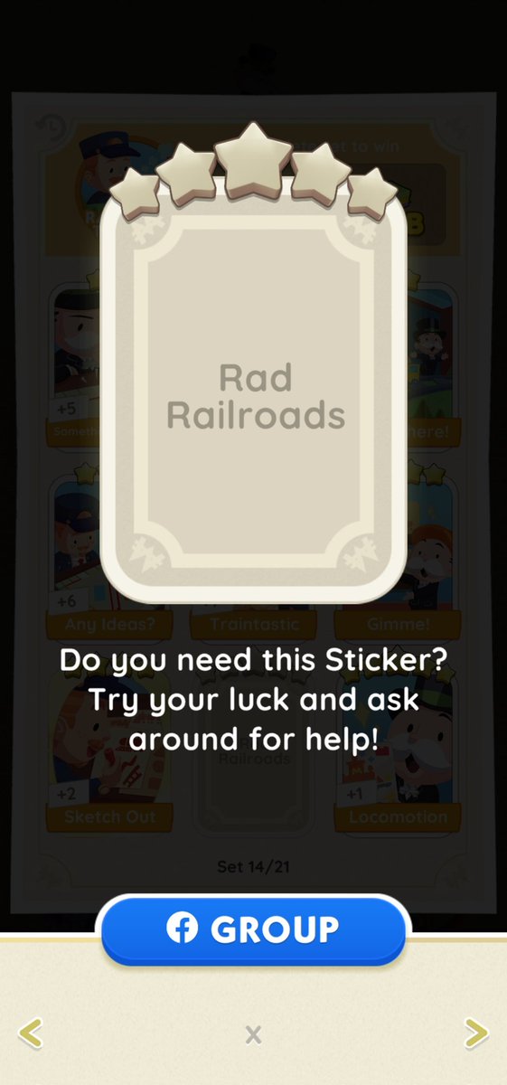 pseuxd_'s tweet photo. lft wtt monopoly go stickers

have: locomotion, mugnificent, many 4 star stix
need: rad railroads, special speech, cha-ching!

reply/dm here

#MonopolyGoTrade https://t.co/7eySQITprC