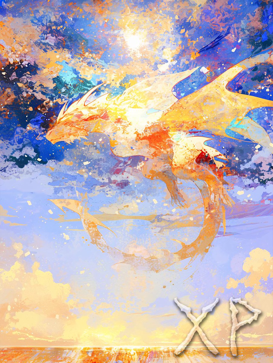 TaleOfCards's tweet image. 【ルーンから生まれるカード】
3/11のカードはギュフᚷ/ウィンᚹ

竜族「メディリア」

愛と癒しの竜。
人々との深い絆を育む優しい心をもつ。