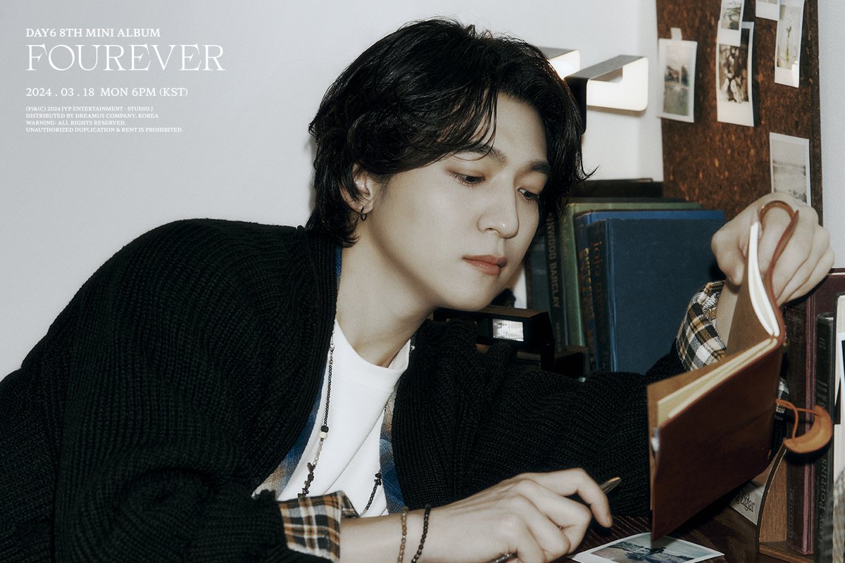 jypnation's tweet photo. DAY6 8th Mini Album
＜Fourever＞
Concept Photo 
#성진 #SUNGJIN

ALBUM RELEASE 🔽
2024.03.18 MON 6PM (KST)
🪄TITLE "Welcome to the Show"

#DAY6 #데이식스
#Fourever
#Welcome_to_the_Show https://t.co/ytEzYq90tY