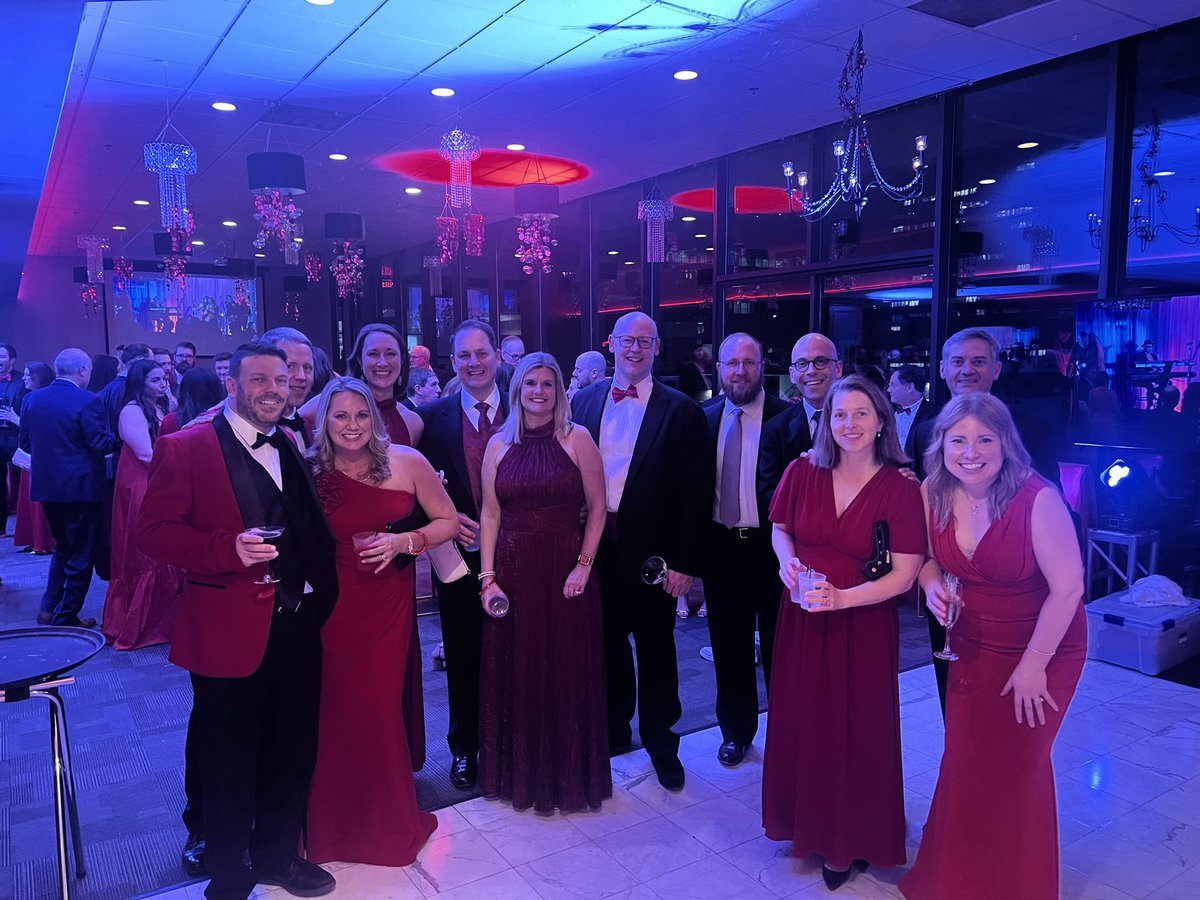 Fun night out with @IU_Surgery team at @RileyChildrens @RileyKids Red Annual Gala. 100th anniversary of @RileyChildrens Hospital. @IU_Health