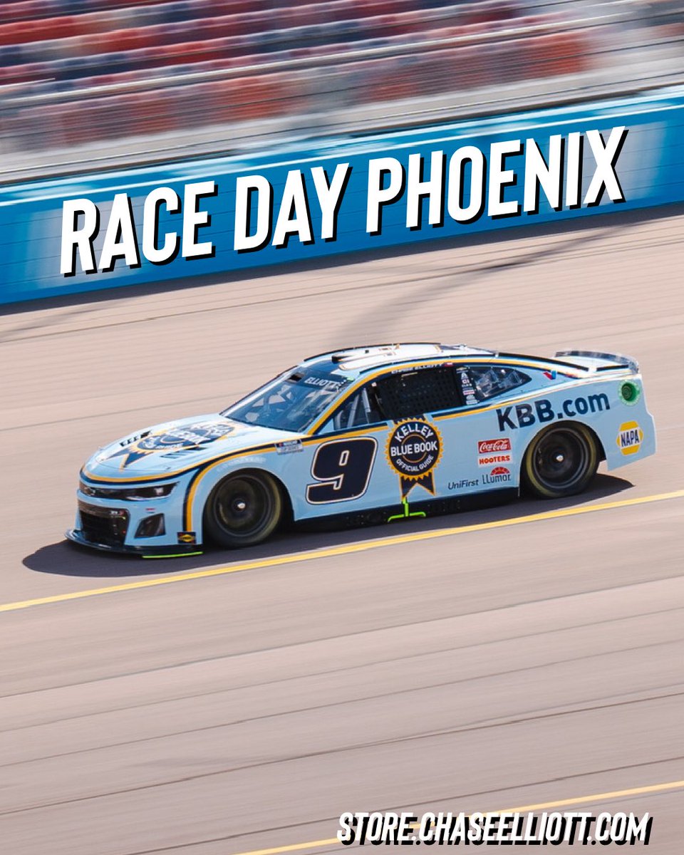 RACE DAY @phoenixraceway KBB GEAR➡️ store.chaseelliott.com/collections/kb… #CE | #ChaseElliott | #di9 | #NASCAR