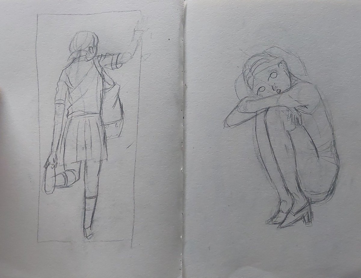 potatosatoru's tweet photo. followed chommang's drawing tutorial from youtube https://t.co/McELMOI36s