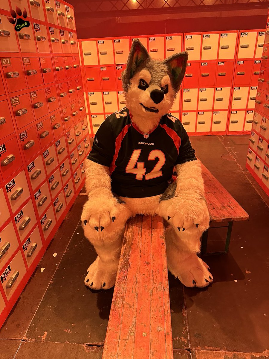 so, you found me in the locker room. It's been hell of a day out there, I'm sweaty and exhausted - how about you offer me a relaxing massage now?

📸 @PupChasAD

#fursuiter #football #lockerroom #fursuiteveryday