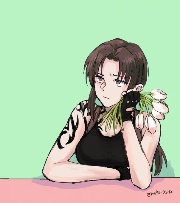#ブラクラ週ドロお題「春」レヴィ 