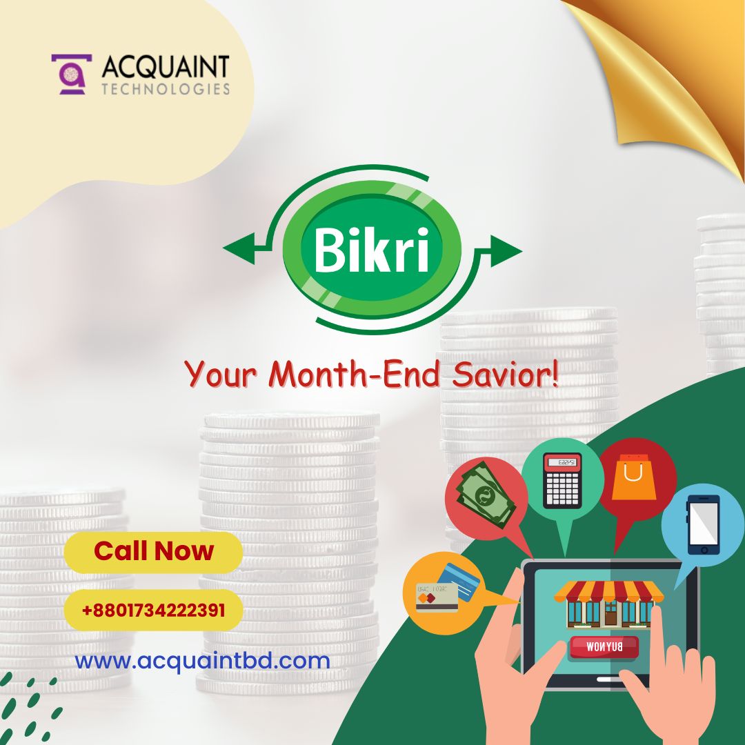 Tired of month-end chaos? 'Bikri' is here to rescue! Our specialized POS and Inventory Management Software for stationery and bakery mini shops ensures you never lose track of customer bills again. 
 👉visit : bikri.biz