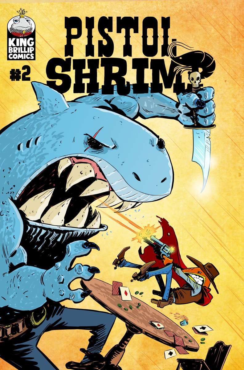Charlie_Kilo93's tweet photo. If you’re a fan of my first comic series The Citizen, then you may be interested in this variant cover for Pistol Shrimp #2. @Crazy_Toons came back to knock this one out of the park. Go pick it up now by backing our Kickstarter! Link in my pinned tweet. https://t.co/uLFgAj06i0