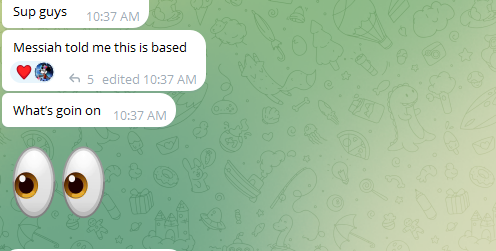 RonkOfficial's tweet photo. @1goonrich says that we are based... 
We agree, &amp; thanks for noticing. 😎

This 10 SOL Buy sure woke up the community.

+ Keep sending your frens to come meet us in the community, we have a new home for all them. <3

Come Join Us in Telegram! 
https://t.co/d30eIusUkA https://t.co/qHIhqK6Qst