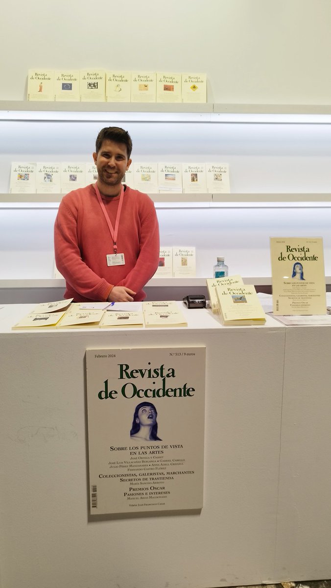 Revista de Occidente ha estado presente en la 43° edición de la Feria Arte Contemporánea, ArcoMadrid, acercando su contenido a un amplio público: +1,3k artistas, 95k asistentes y 206 galerías. 👇 @FeriaArco @RevOccidente