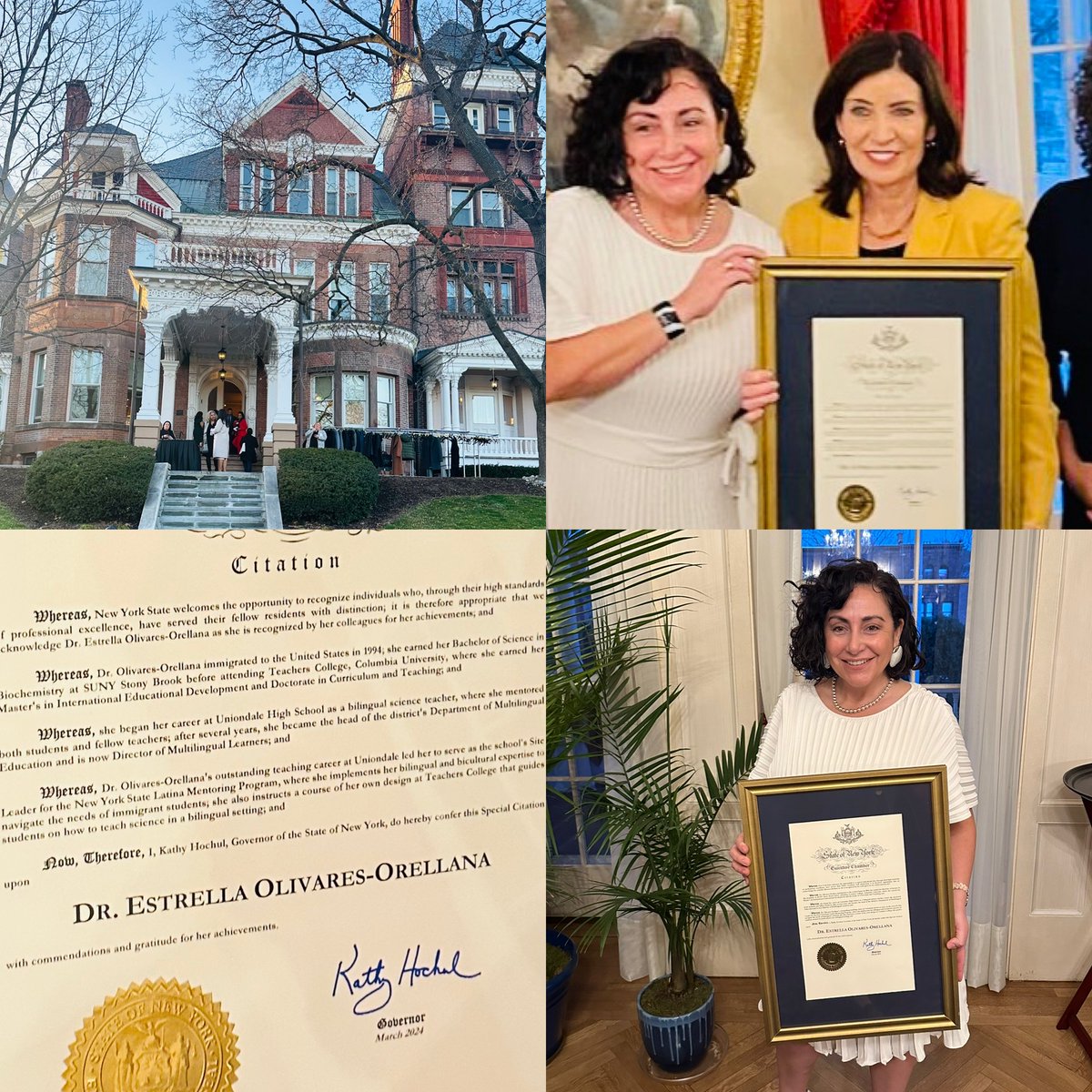 Honored to have been recognized by @GovKathyHochul on #InternationalWomensDay for my work with @NYSmentorprog 's Latina Mentoring Initiative . Grateful for @MDarrisawAkil's trust to lead this work in @UniondaleUFSD Inspired by all the strong women who uplift each other.