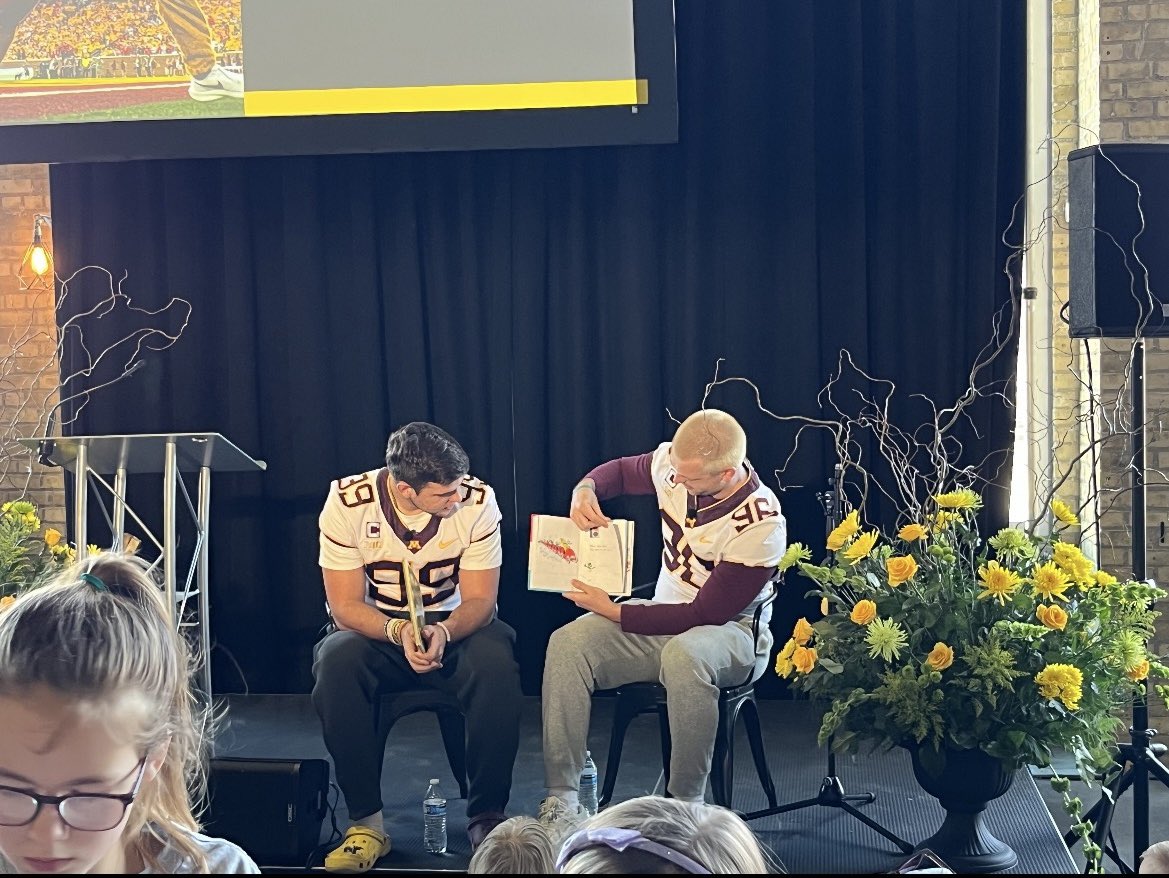 Minnesota Football Player Development (@mnfbdev) on Twitter photo SPRING BREAK!
Not really, Kesich and Crawford participated in READING4RESEARCH along with GOLDY. GOLDY doesn’t talk so probably needs the help.
We appreciate the work you put in over break!!
Learn More: reading4research.org
<a href="/dragan_serb8/">Dragan Kesich</a> <a href="/Mark_Crawford96/">Mark Crawford</a>
<a href="/read4research/">Reading4Research</a> SPRING BREAK!
Not really, Kesich and Crawford participated in READING4RESEARCH along with GOLDY. GOLDY doesn’t talk so probably needs the help.
We appreciate the work you put in over break!!
Learn More: reading4research.org
<a href="/dragan_serb8/">Dragan Kesich</a> <a href="/Mark_Crawford96/">Mark Crawford</a>
<a href="/read4research/">Reading4Research</a>
