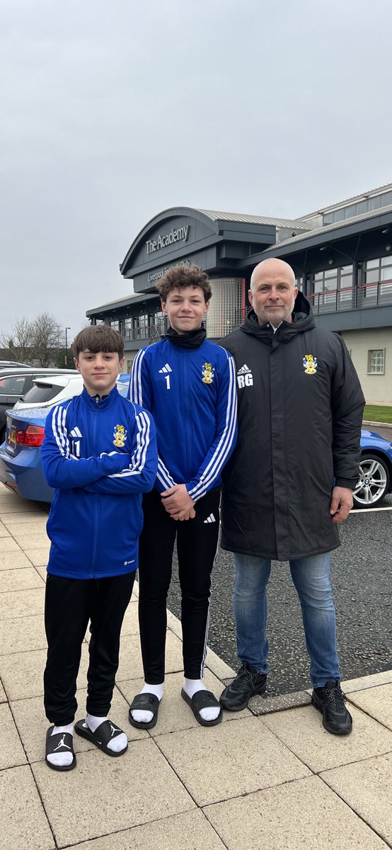 CoDanielle's tweet photo. Taking Our Club Aveley to Liverpool 📍
What a fantastic opportunity for The Aveley’s U13 EJA Goalkeeper and Rightwing Player, who got a comfortable win against Liverpool Academy players. Great experience for these youngsters  #BackTheMillers #TogetherAveley @Lambpix1 
@AveleyFC https://t.co/bH7XG1CJmW