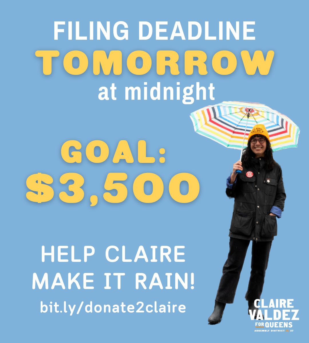 We know whose money our opponents are counting on: Corporate interests. Charter school lobbyists. Even a shady billionaire Trump donor.

We’re counting on YOU to make it rain. We have 48 hours to reach our goal. Don't let corporate donors win! ➡️ bit.ly/donate2claire