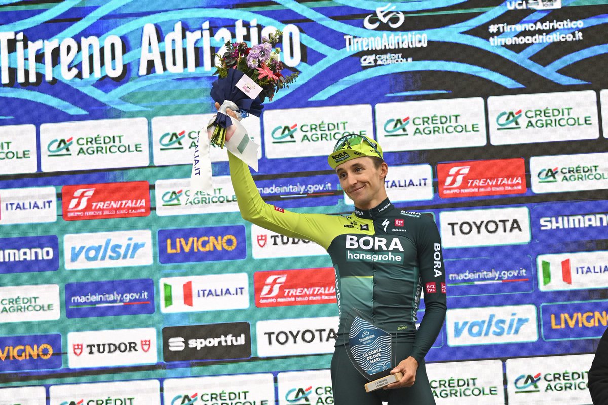 🇮🇹 #TirrenoAdriatico 

📝 REPORT: 
@JaiHindley secures overall podium @TirrenAdriatico 🔱

Read more here 👉 bora-hansgrohe.com/news/Tirreno_7… 

📸: Sprintcycling