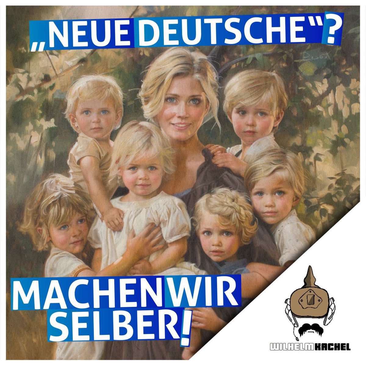 Teilen, wenn du damals schon aktiv warst, als die AfD diesen Spruch auf einem Wahlplakat verwendet hat.