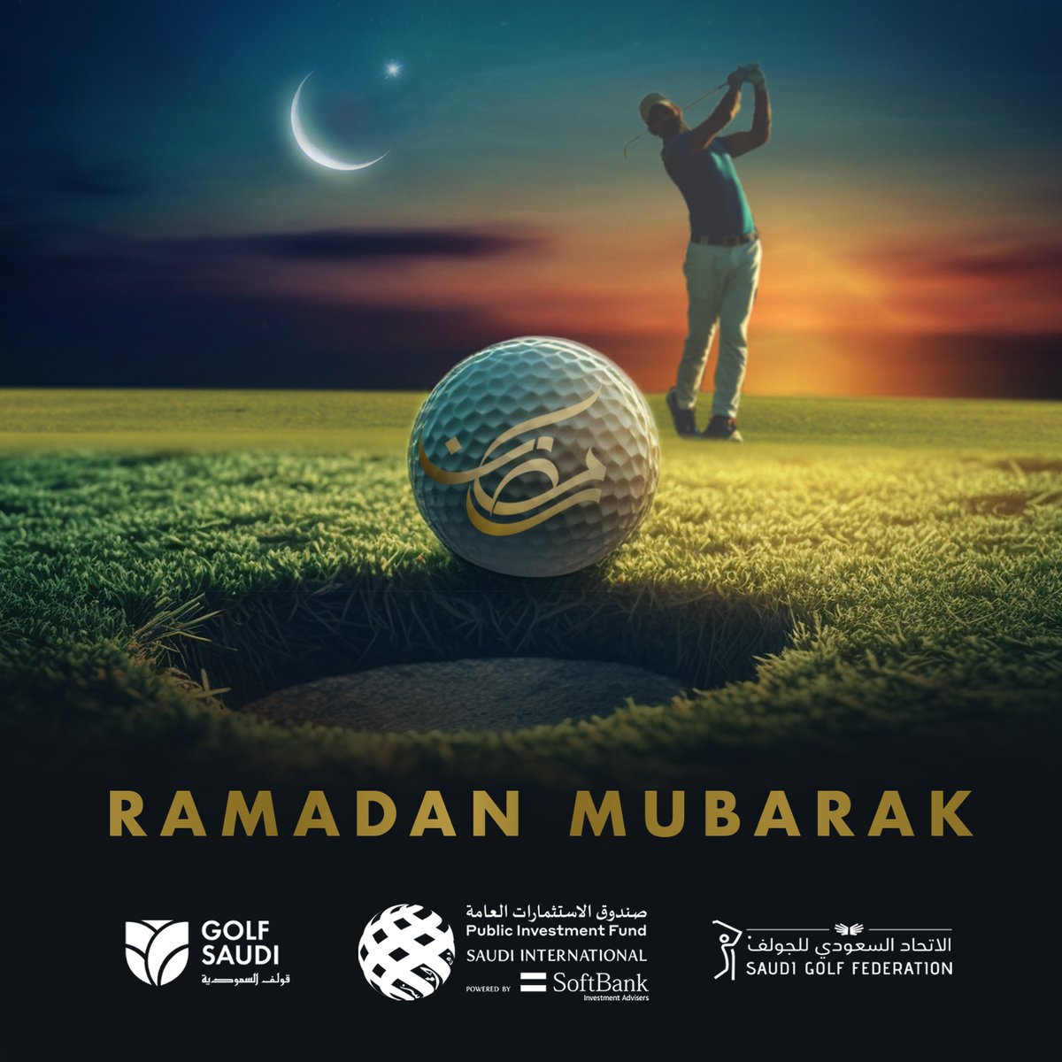 Ramadan Mubarak to you, your family, and your loved ones. #PIF_SaudiIntlGolf #RamadanMubarak #Ramadan2024
